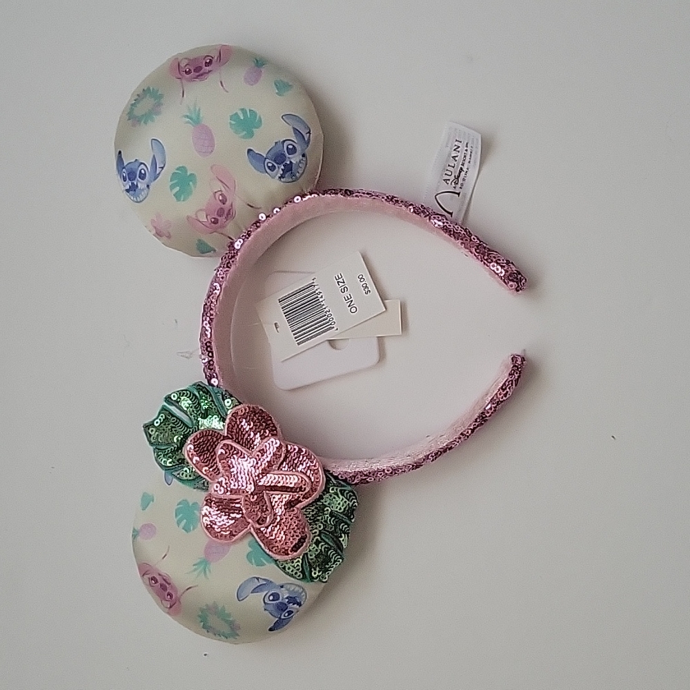 New 🌺Aulani Stitch & Angel Minnie Ears Headband